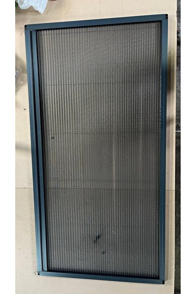 Store Antrasit Gri Plise Sineklik Kapı