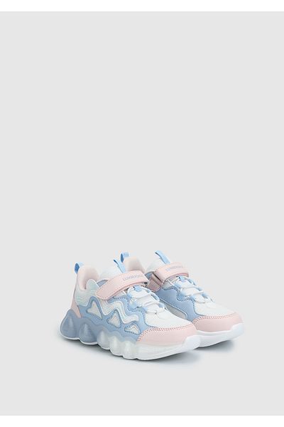 lumberjack Grande white leather girl's sneaker