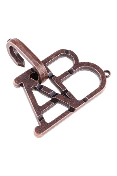 Alakarga ABC Metal Bulmaca, Metal Puzzel, Zeka Oyunu,