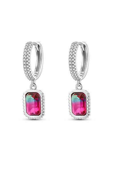 delis Cercei Argint 925, Jw577, Model Elegant, Placati Cu Rodiu