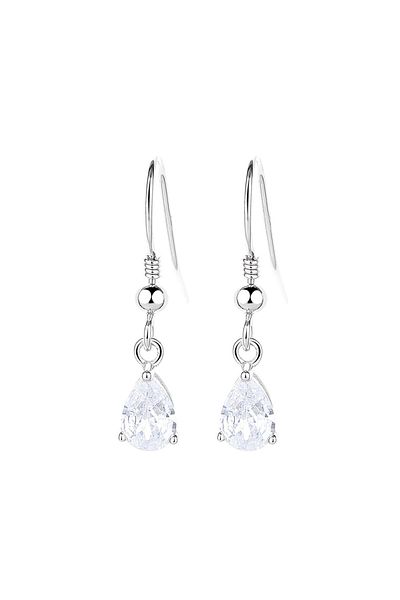 delis Cercei Argint 925, Jw687, Model Elegant, Placati Cu Rodiu