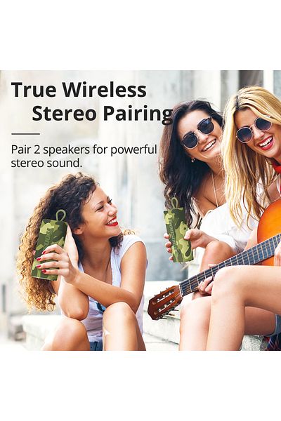 Tronsmart Trip 10w Portable Bluetooth Speaker, Bluetooth 5.3, 20h Playtime, Mic- Camouflage