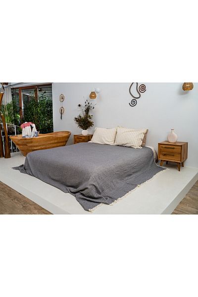 Rikka Home 100% Cotton Double Muslin Summer Blanket 210X225 Soft, Lightweight, Breathable, Double Sided