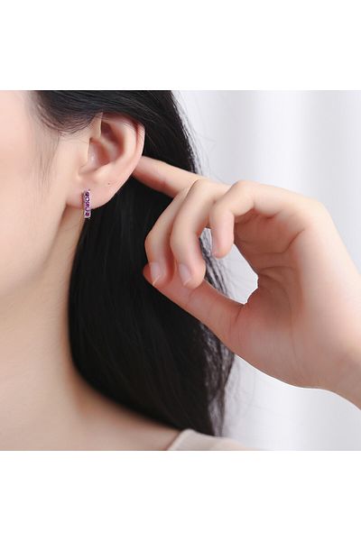 delis Cercei Argint 925, Jw813, Model Elegant, Placati Cu Rodiu