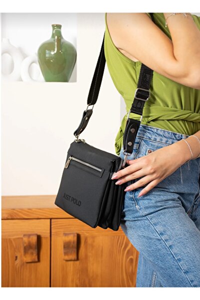 Just Polo 5 Gözlü Omuz ve Çapraz Çanta