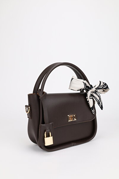 NOTHING Coffee Charm λεπτομερή Fularlı Γυναικεία Παπούτσια Φόρεμα και τσάντα Teo