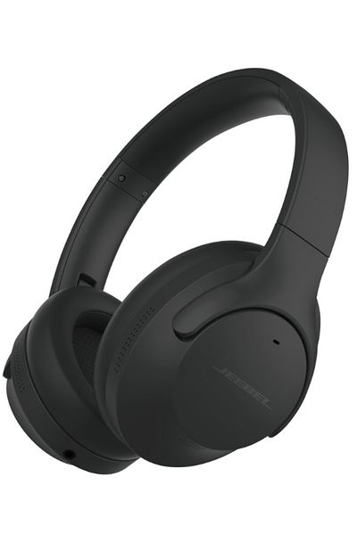 Jeebel | Wireless Over-Ear Headphones with ANC, 14H Playtime, USB-C Fast Charging |Black