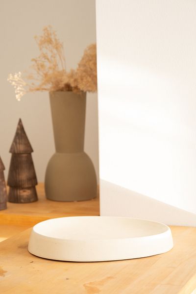 Beige & Stone X Duygu Batum Mustard Service Presentation Plate