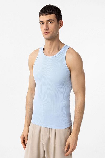 Antioch Baby Blue Slim Fit Men's Undershirt
