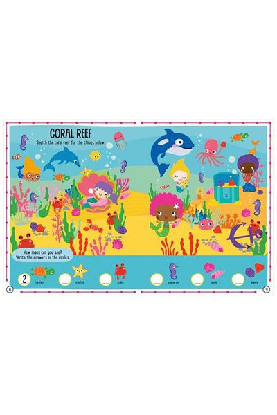 Kolektif Kitap Make Believe Ideas Balloon Stickers Mermaids Activity Book