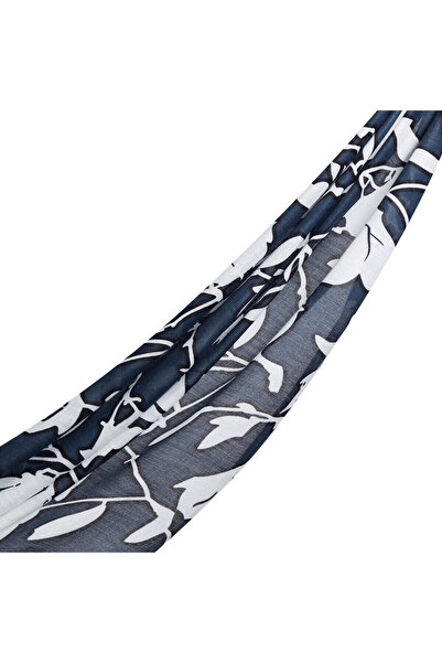 ipekevi Шаль з чорним контурним візерунком