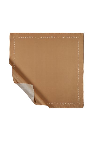 ipekevi Χρυσό Signature Tivil Silk Φουλάρι