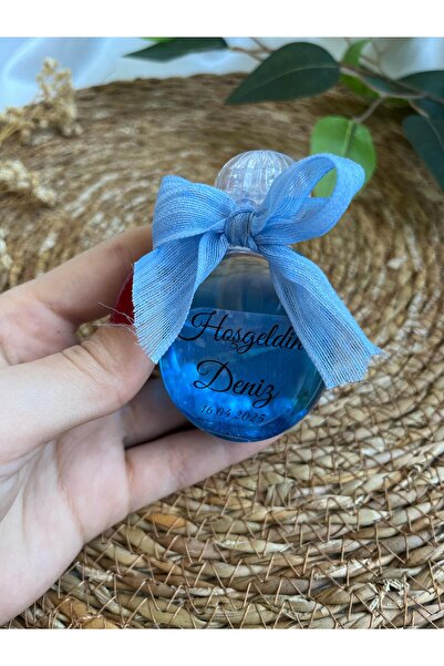 Fiore Bebek Hediyelik Limon Kolonya Simli Ve Incili Plastik Şişe 5 Adet,doğum,düğün,nişan,söz,kına,nikah