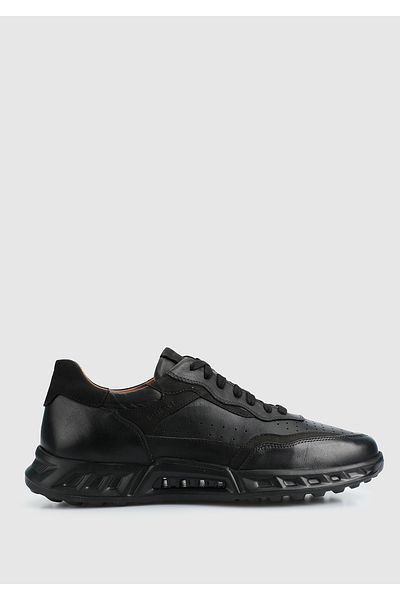 Dr.Flexer Black Leather Men's Shoes