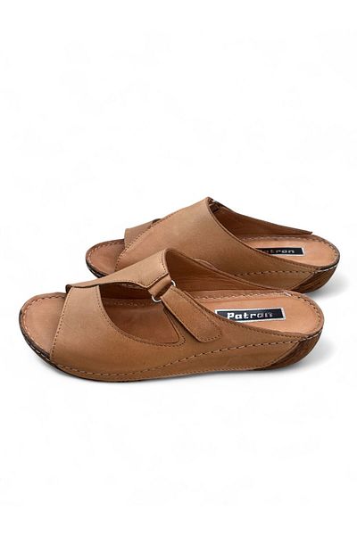PATRON SHOES Genuine Leather Women's Slippers