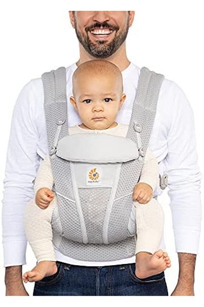 Ergobaby Omni Breeze All Carry Positions Breathable Mesh Baby Carrier Newborn to Toddler with Enhanc