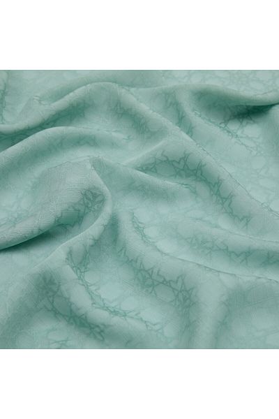 ipekevi Φουλάρι Four Seasons Water Green Monogram