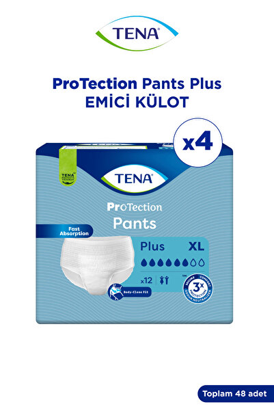 TENA 6 Damla ProTection Pants Plus Emici Külot XL Hasta Bezi 48 Adet