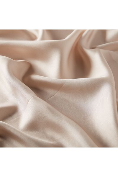 ipekevi Μαντήλι από μετάξι Sand Beige Plain Tivil