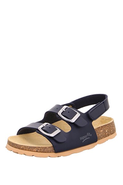 Superfit صندل مسطح للأولاد باللون الأزرق الداكن