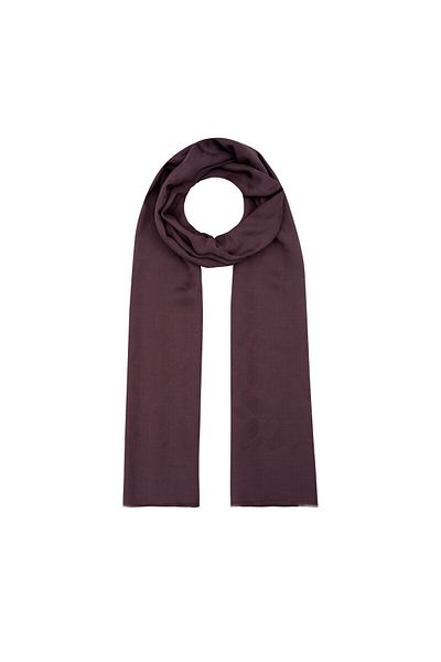 ipekevi Σάλι με μονόγραμμα Paisley Four Seasons Fig Purple