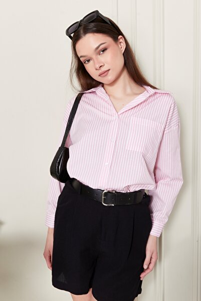 Jack Morino Striped Oversize Women's Shirt