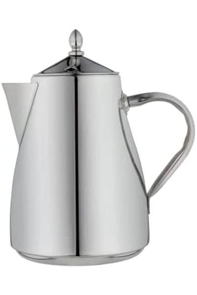 ALSAIF Practical and traditional 3-liter Saif jug, suitable for preparing coffee and tea with ease, silver color