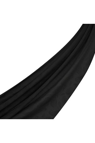 ipekevi Σάλι Four Seasons Black Paisley Monogram