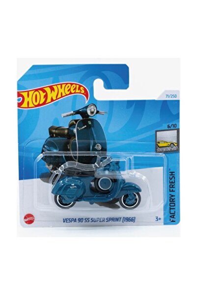 HOT WHEELS Arabalar HTD23 Factory Fresh / Vespa 90 Ss Super Sprint (1966) (Mavi)