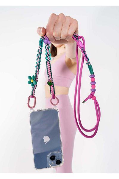 Happy-Nes Jungle Pop Phone Strap-Compatible with iPhone 13
