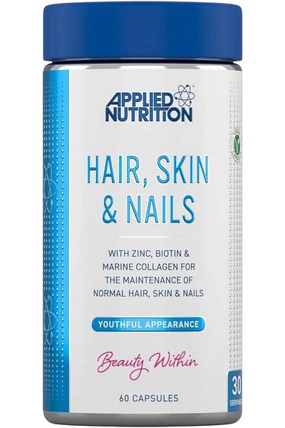 applied nutrition HAIR,SKIN & NAILS, 60 Capsules 30 Serving