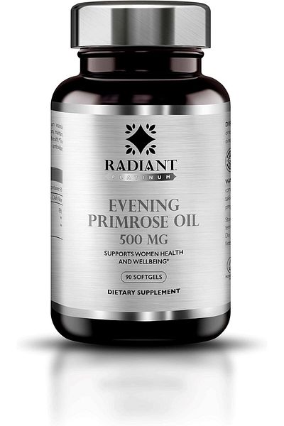 RADIANT PLATINUM Evening Primrose Oil 500Mg 90 Softgels