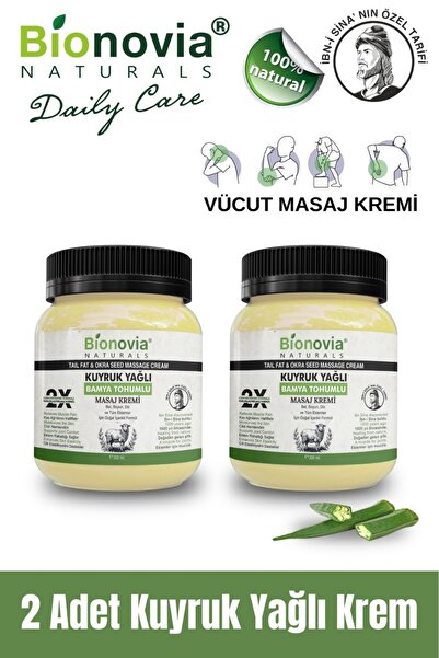 Bionovia Kış Aylarına Özel Kuyruk Yağı Ve Bamya Tohumlu Bitkisel Doğal Vücut ...