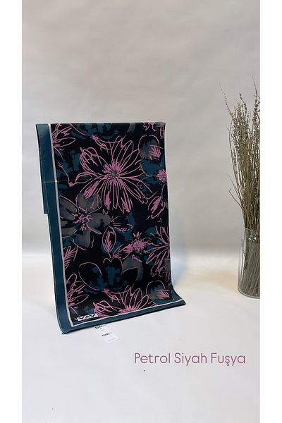 Onur Shawl - Women's Flower Pattern Soft Shawl Trend Model