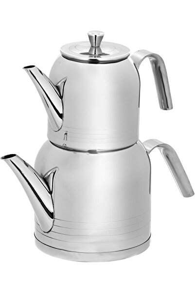 ALSAIF Saif Samovar 1.2/0.7L Stainless Steel Silver