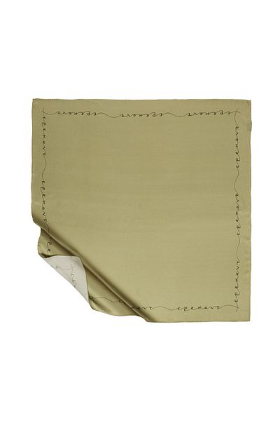 ipekevi Πράσινο Signature Tivil Silk Φουλάρι