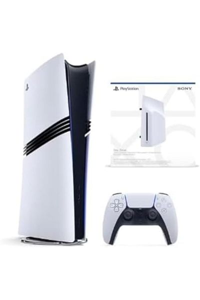 Sony PlayStation 5 PRO Digital Console [NEW 2024 Model] + Disc Drive - Bundle - International Versio