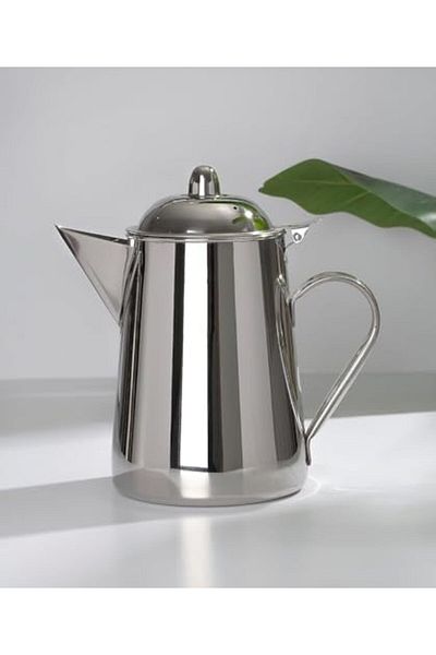 ALSAIF Practical and traditional 3-liter Saif jug, suitable for preparing coffee and tea with ease, silver color