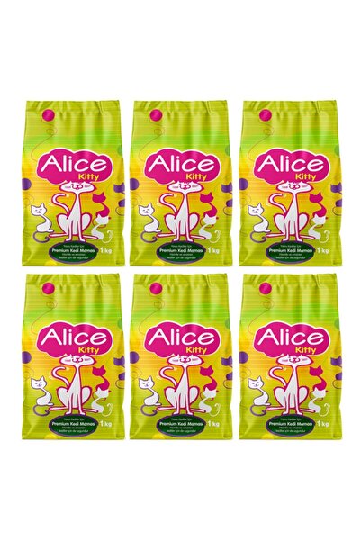 Alice Kitty Yavru, Hamile Ve Emziren Super Premium Kedi Maması 6x1 Kg
