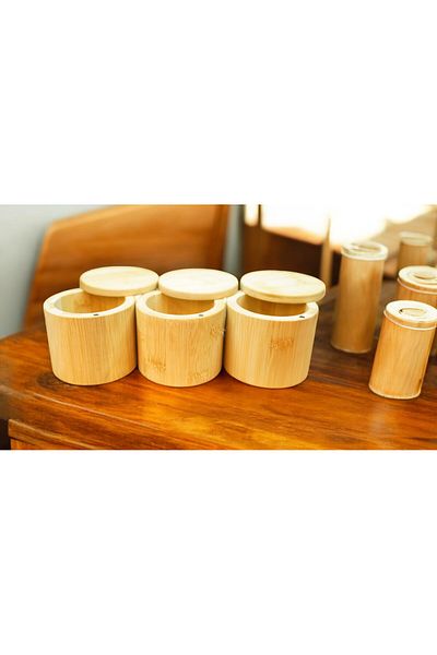 Kuka Large Size Spice Rack with Bamboo Magnet Lid 10X9