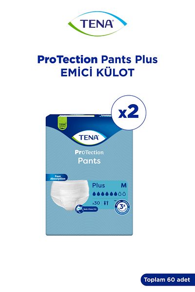 TENA Pants 6 Drops Extra Absorbent Panties Medium 2 Pack 60 Pieces