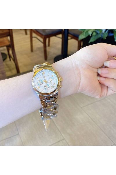 Michael Kors Watch for Women - Analog Stainless Steel Band - MK3199