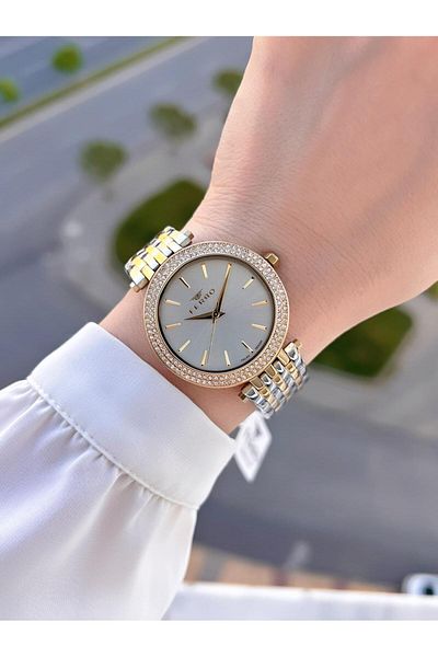 FERRO 2 Years Warranty Italian Design Women's Wristwatch and Bracelet