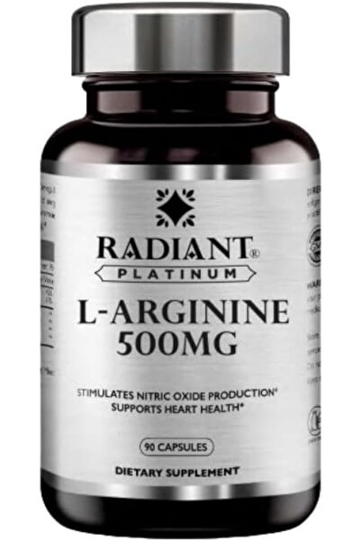 RADIANT PLATINUM إل-أرجينين ٥٠٠ ملغ | يحفز إنتاج أكسيد النيتريك | يدعم صحة ال...