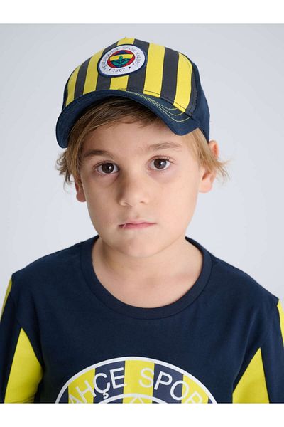 Fenerium Fenerbahce Gelb Marineblau Kindermütze