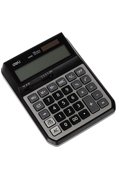 Deli Desktop Calculator GREY EM00820