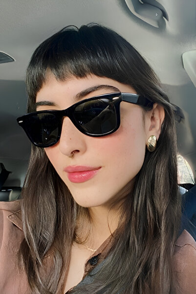 Chunky Frame نظارات شمسية كلاسيكية لامعة من Wayfarer للجنسين