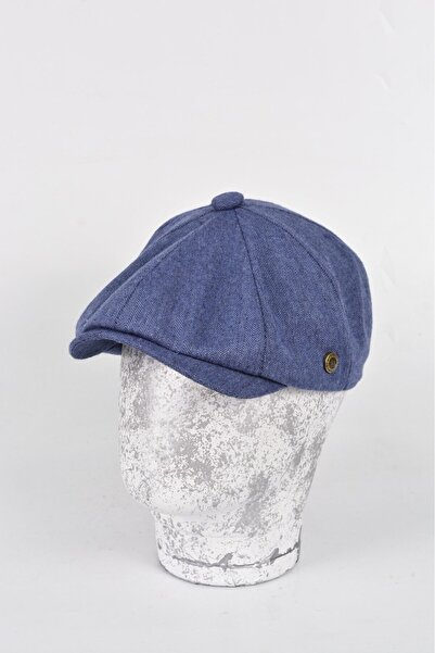 mercantoptan Șapcă din bumbac, model de vară, tip englezesc, 8 bucăți