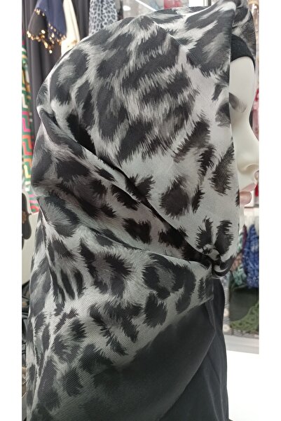 scarfella SOFT LEOPAR DESENLİ KAYMAZ EŞARP