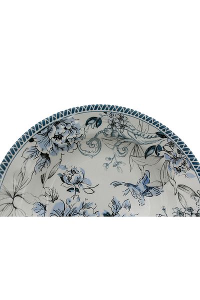 AKDC -Legend Soup Plate 9.2" Vin Blue